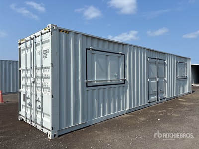2025 40 ft High Cube Multi-Door Storage Container