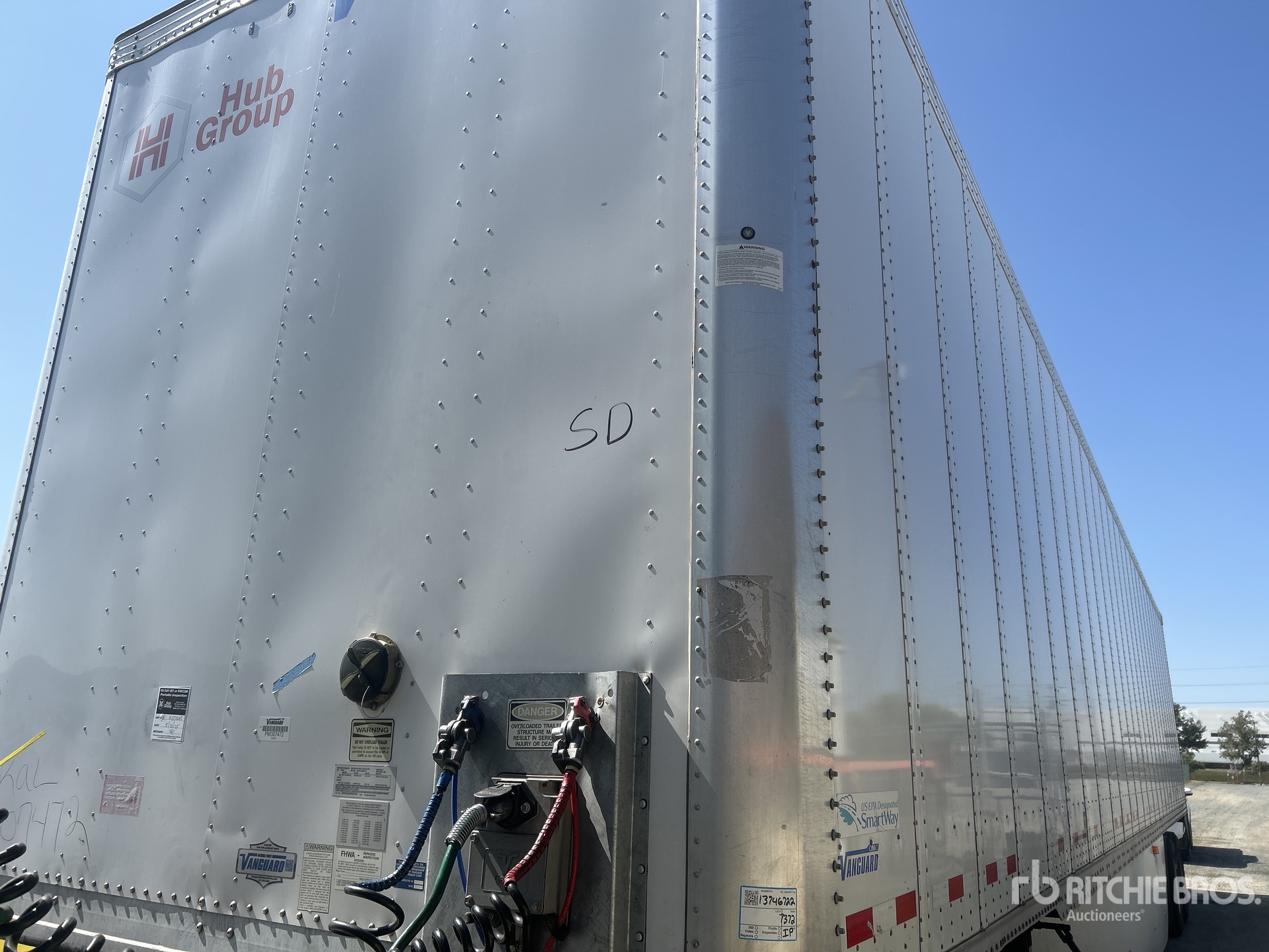 2023 Vanguard MaxCube 53 ft T/A Remolque de furgoneta