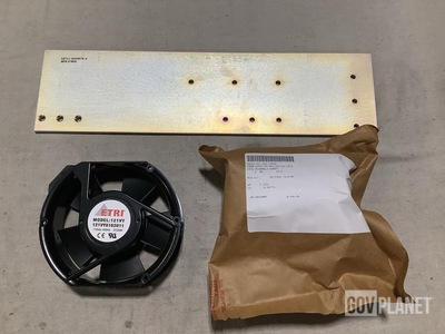 (1) Seal Assembly, (1) Vaneaxial Fan, (49) Mounting Brackets & Assorted Items