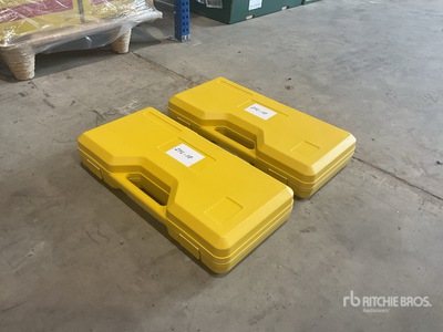 Quantity of (2) 210 ton hydraulic bearing puller sets (Unused)