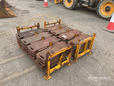Quantity of (2) Pallets of Trenchlink Connectable Road Plates