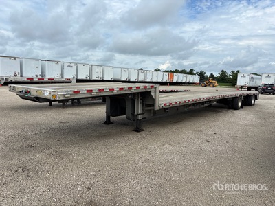 2020 Reitnouer 53 ft T/A Single Drop Flatbed Trailer