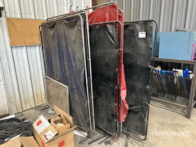 Quantity of (8) Welding Screens