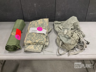 (34) Wet Weather Poncho Liners, (30) Stuff Sacks & Assorted Items