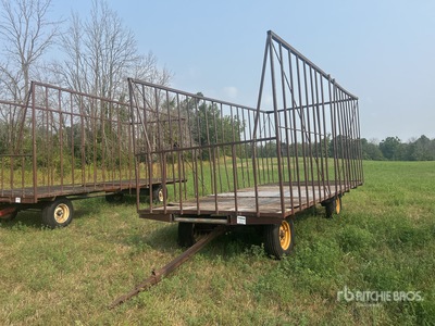 T/A 18 ft Thrower Bale Wagon