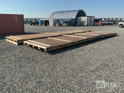(6) 33' x 8' x 1/2" Metal Plates