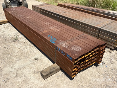 Quantity of (50) 2 in x 2 in x 8 ft 16 Square Steel Tubing Divers