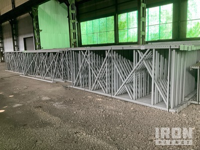 Quantity of (405) Excel Uprights - Teardrop Connection Pallet Racking (Unused)