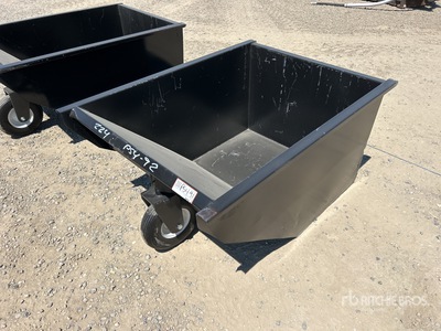 2025 Kit Containers 39 in Mini Skid Steer Dump Hopper (Unused)