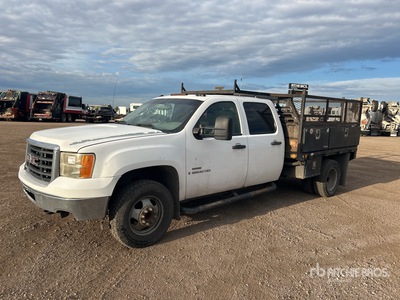 2008 GMC 3500HD 4x4 Crew Cab Camión Caja Abierta