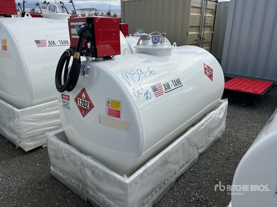 2025 AM Tank AM-TANK500 555 gal Skid Mounted Steel Tanque de combustible (Unused)