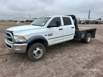 2018 Ram 5500 4x4 Crew Cab Flatbed Truck