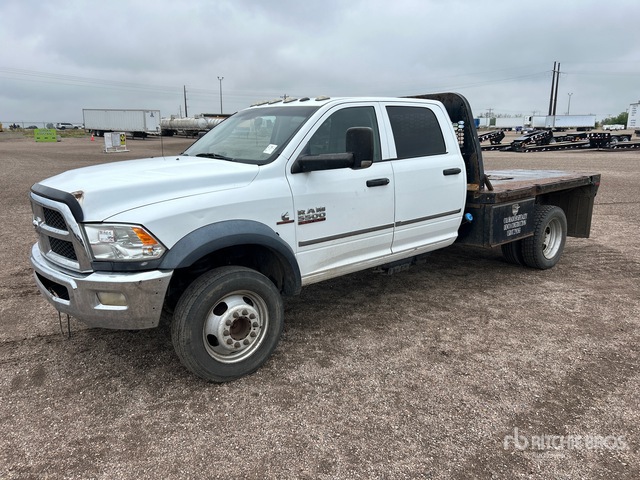 2018 Ram 5500 4x4 Crew Cab Flatbed Truck | Ritchie Bros. Auctioneers