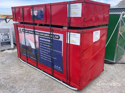 2025 SELA C4040DT 40 ft x 40 ft Double Truss Container Shelter Storage Building (Unused)