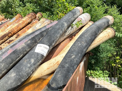 Quantity of 4 in x 10 ft Concrete Pumping Hose