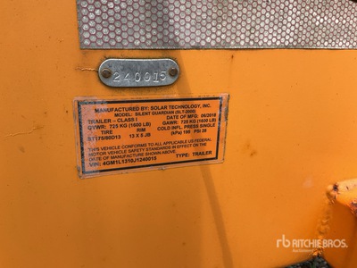 2018 Solar Tech Silent Guardian SLT-2000 Solar Message Board