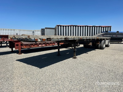 1999 Reinke 45 ft T/A Spread Axle Flatbed Trailer
