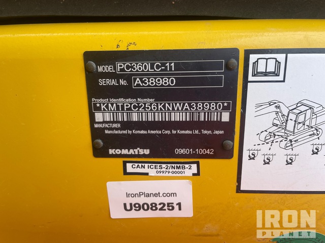 EXCAVADORA 2022 KOMATSU PC360LC11