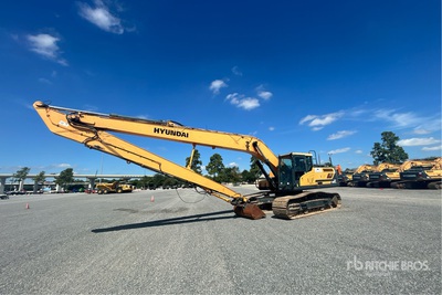 2018 Hyundai HX300LR Long Reach Excavadora de Cadenas