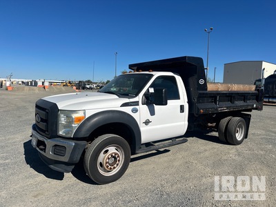 2016 Ford F-550 4x4 Flatbed Dump Truck