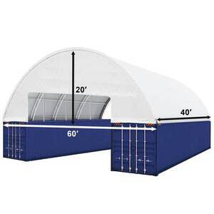Gold Mountain Container shelter C604020(610g) 22oz edge color might be various Storage Canopy (Unused)