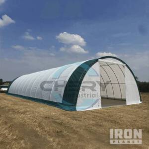 Gold Mountain storage shelter S408020R-300gPE 80 ft x (Unused)