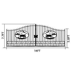 Greatbear Wrought Iron Puerta de entrada (Unused)
