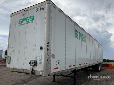 2014 Wabash DVCVHPC 53 ft x 102 in T/A Semi-remorque fourgon