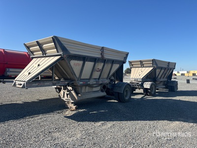 2019 Gallegos 20 ft S/A Lead Belly Dump Trailer
