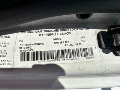 2007 International 4300 4x2 Drankwagen