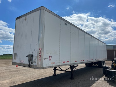 2008 Wabash DVCVHPC 53 ft x 102 in T/A Van Trailer