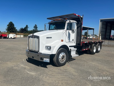 1991 Kenworth T800 6x4 Flatbed Dump Truck