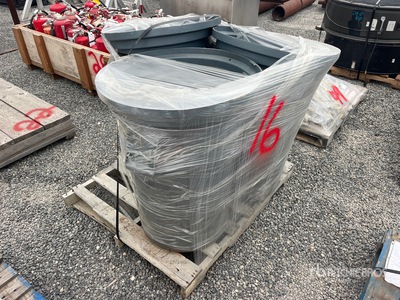 Quantity of (3) Rubbermaid Trash Cans