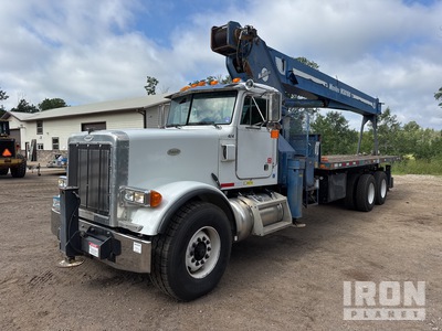 Manitex 30100 50000 lb Straight Boom on 1999 Peterbilt 357 6x4 Truck Tractor w/Crane