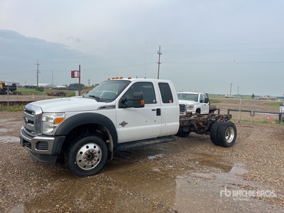2015 Ford F-550 XLT 4x4 Extended Cab Cab and Chassis