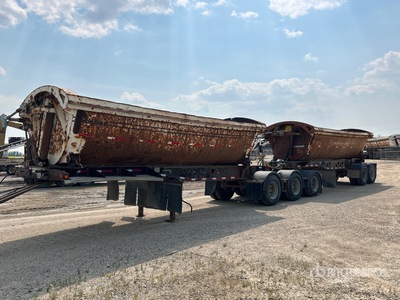 2007 Midland 21 ft Tri/A Lead Side Dump Trailer