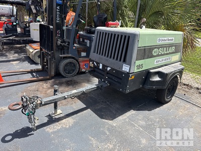 2020 Sullair 185D DPQ KU4F 185 cfm Mobile Air Compressor