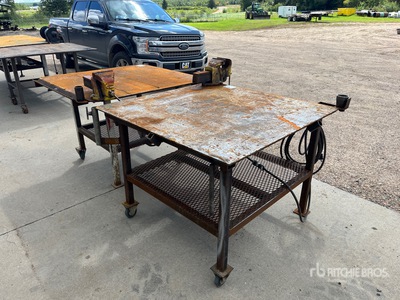 Quantity of (2) Steel Welding Tables