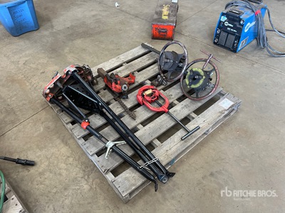 Quantity of Pipe Threaders and Clamps