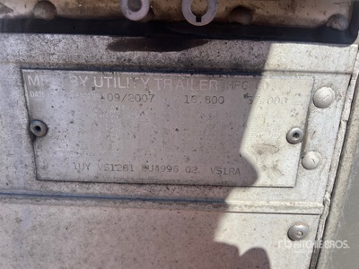 2007 Utility VS1RA 28 ft x 102 in S/A Refrigerated Trailer (Inoperable)