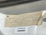 Aspect général with Étiquette de conformité aux normes fédérales pour véhicules à moteur