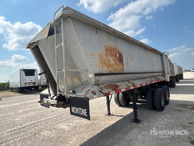 1993 Montone MSF-C-225454 22 ft T/A End Dump Trailer