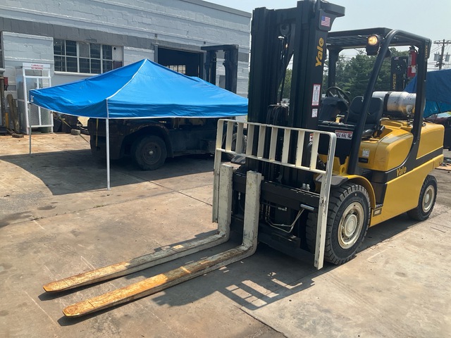 2018 Yale GLP120VX 11100 lb Cushion Tire Forklift