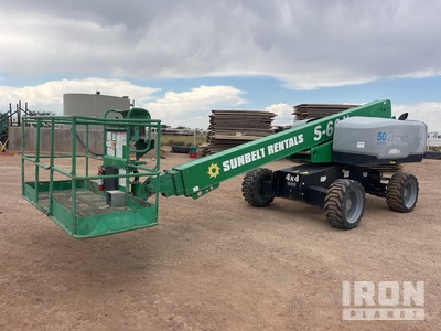 2016 Genie S60X 4WD Diesel Telescopic Boom Lift