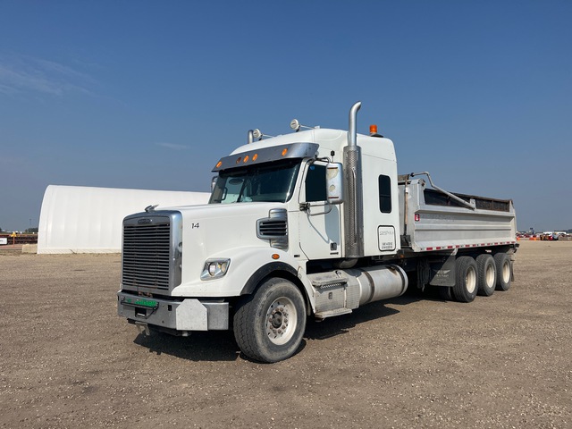 2011 Freightliner Coronado 122SD 8x6 Sleeper Tri/A Dump Truck