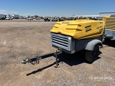 2010 Atlas Copco XAS185JDRSC 185 cfm Mobile Compresor de aire