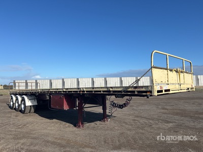 1988 Lusty 12.5 m Tri/A Remolque caja abierta