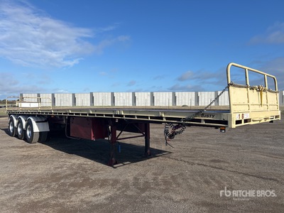 1989 Lusty 12.5 m Tri/A Remolque caja abierta