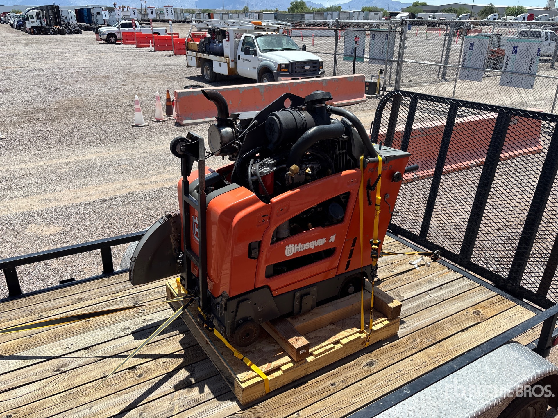 Husqvarna FS 5000D Concrete Scie à béton à contrôle arrière