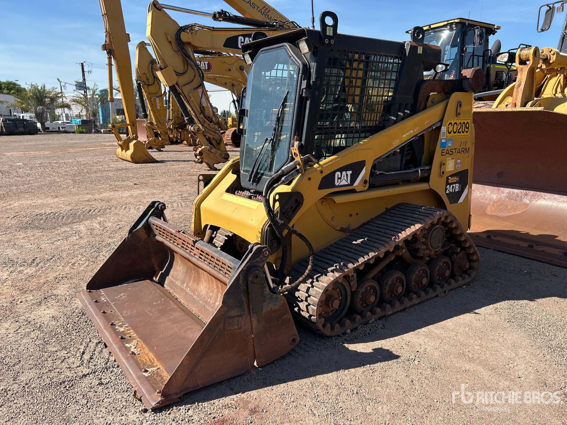 2013 Cat 247B3 Two-Speed Oruga cargadora compacta